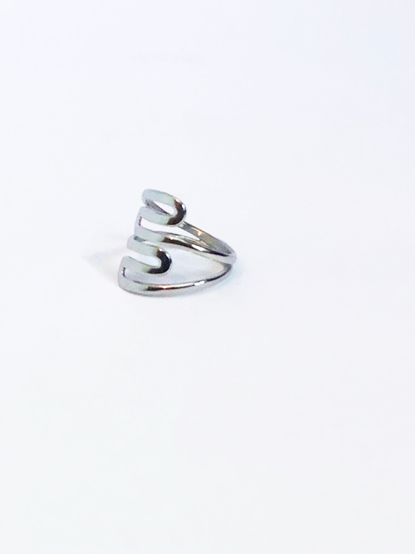 Twisted Stainless Steel Ring