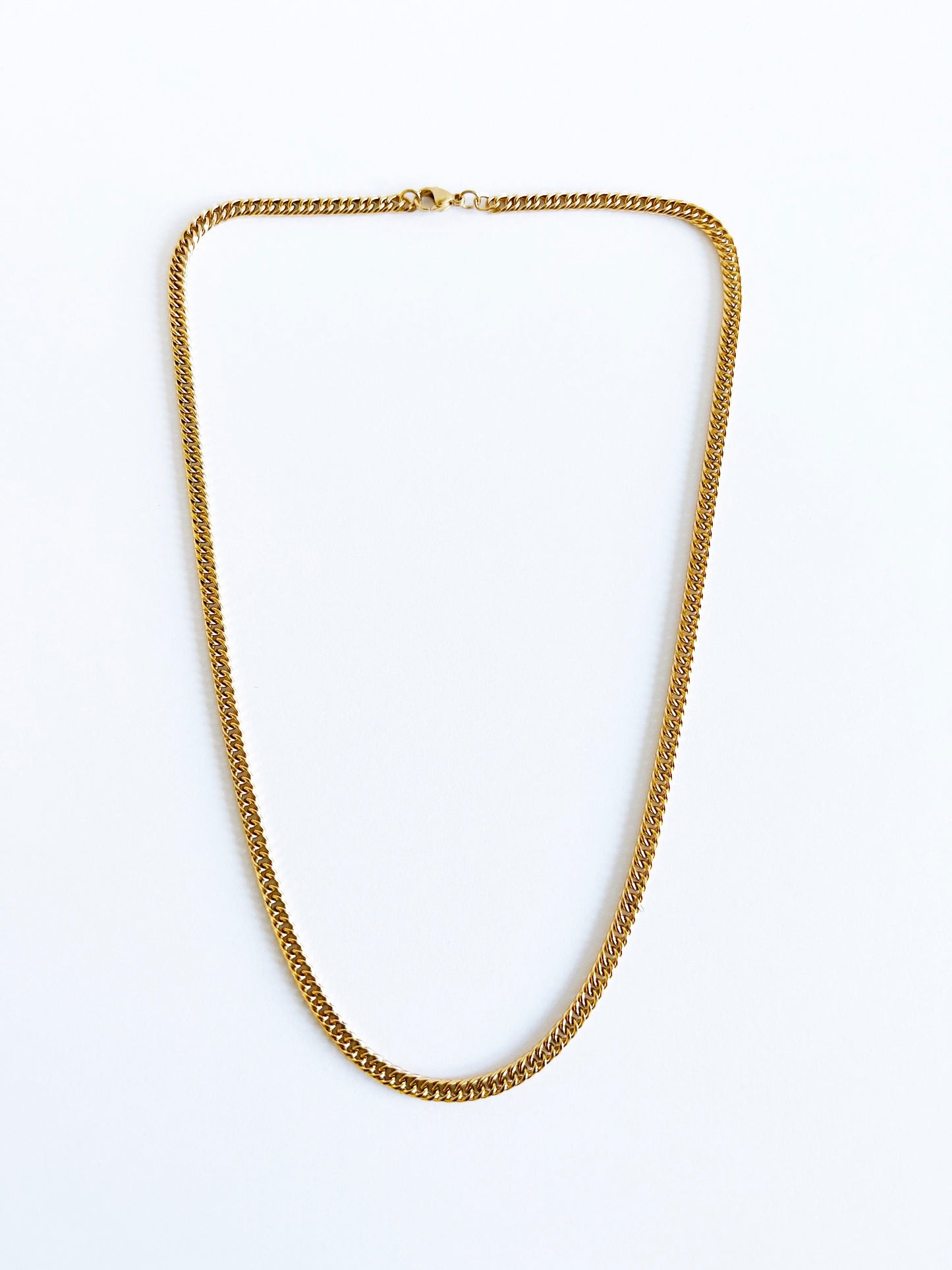 18k Mini Gold Curb Chain